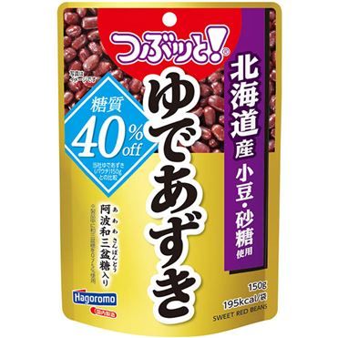 Hagoromo Foods Boiled Adzuki Beans Low-Sugar (Pouch) 150g