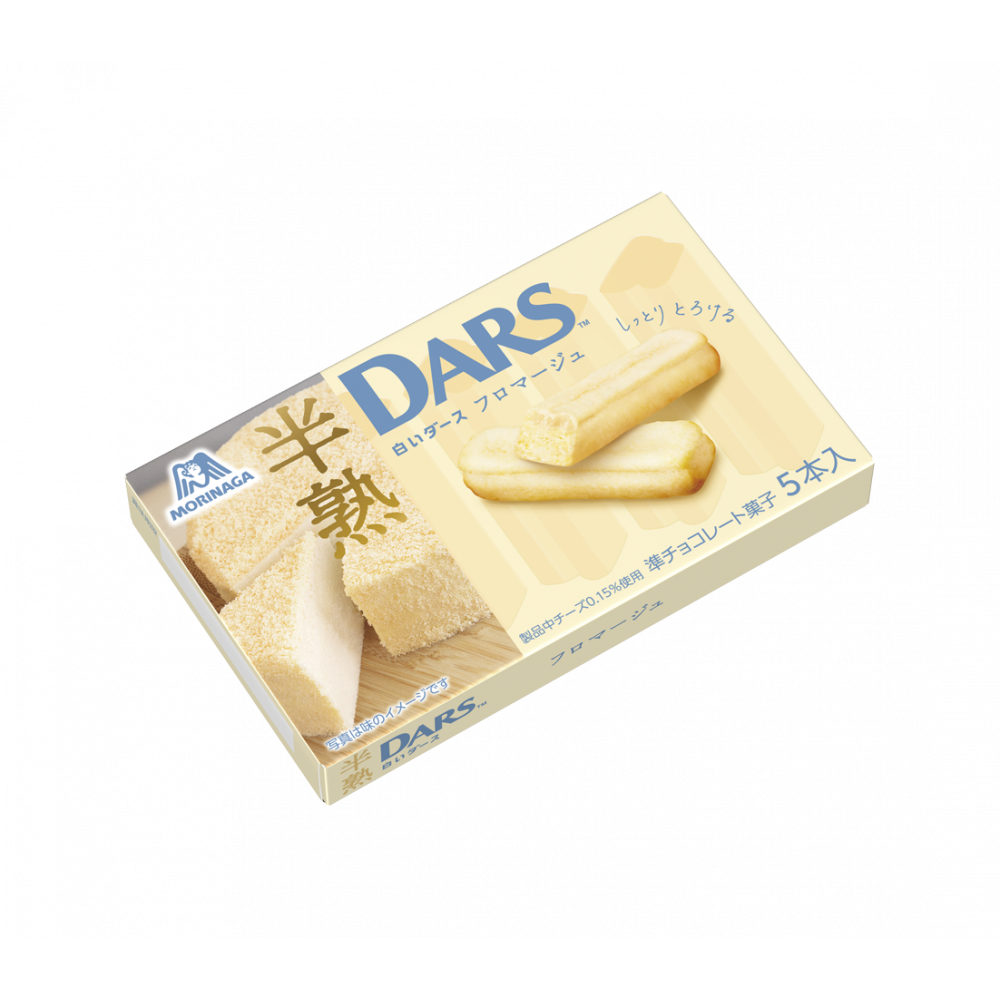 Morinaga, Hanjuku Dars Terrine Chocolat, White