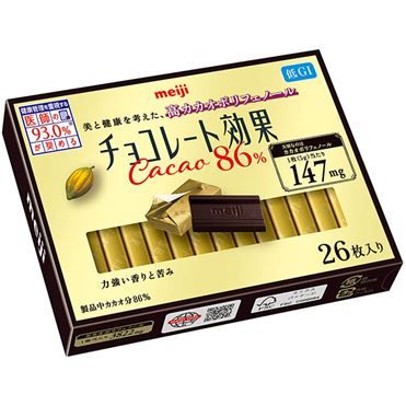 Meiji, Chocolate Kouka, High Cacao Chocolate, 86%, 26 pcs in 1 box