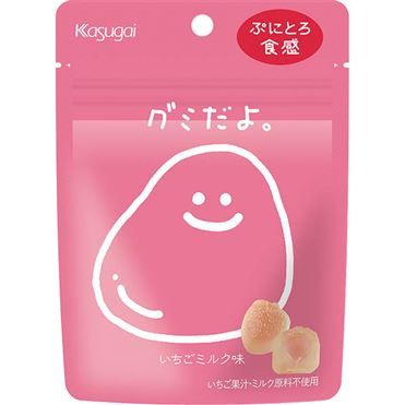 Kasugai Gummy Dayo Strawberry Milk 60g