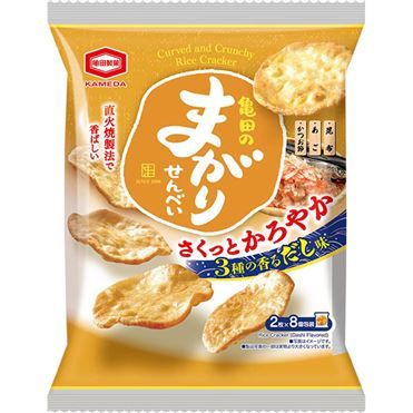 Kameda Seika Magari Senbei - Triple Dashi Flavor (16 Pieces)