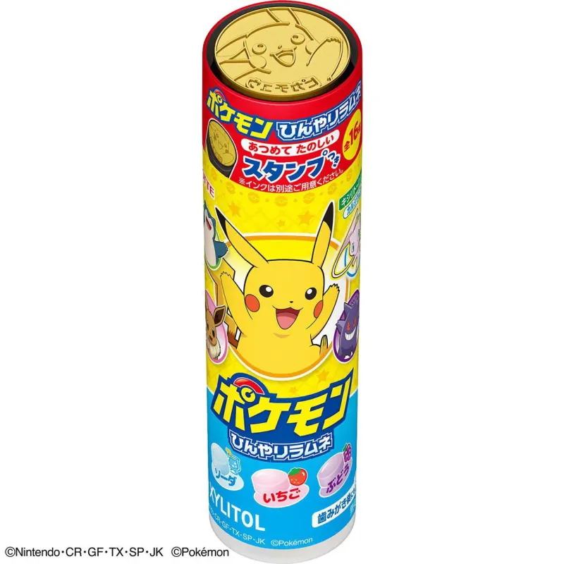 Lotte Xylitol Pokémon Cool Ramune Candy 26g