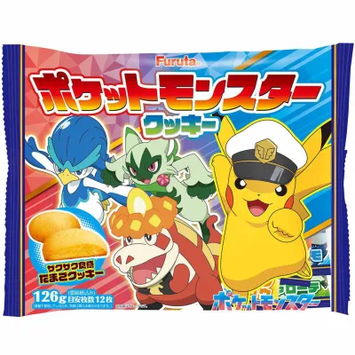 Furuta Pokémon Cookies Egg Flavor 126g