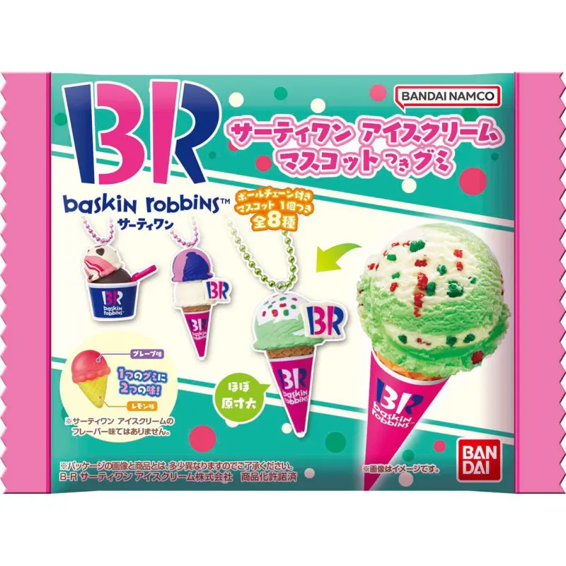 Bandai Baskin Robbins Ice Cream Mascot Gummy 27g