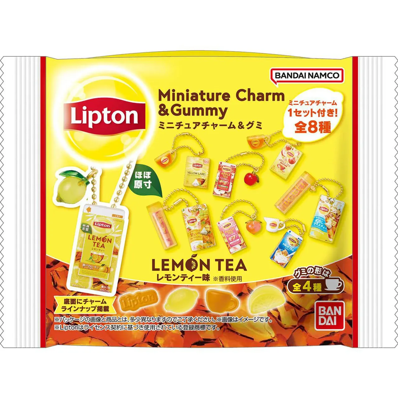 Bandai Lipton Miniature Charm &amp; Gummy 27g