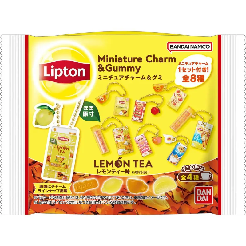 Bandai Lipton Miniature Charm &amp; Gummy 27g