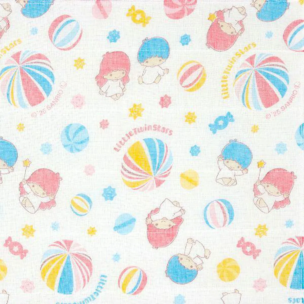 Shirayuki Yuzen Cloth Little Twin Stars 1pc