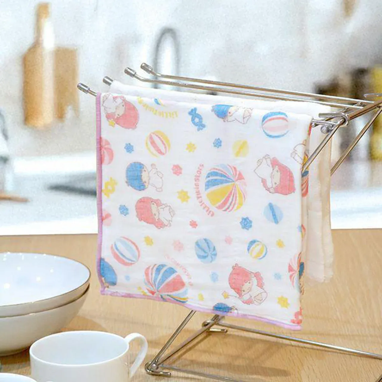 Shirayuki Yuzen Cloth Little Twin Stars 1pc