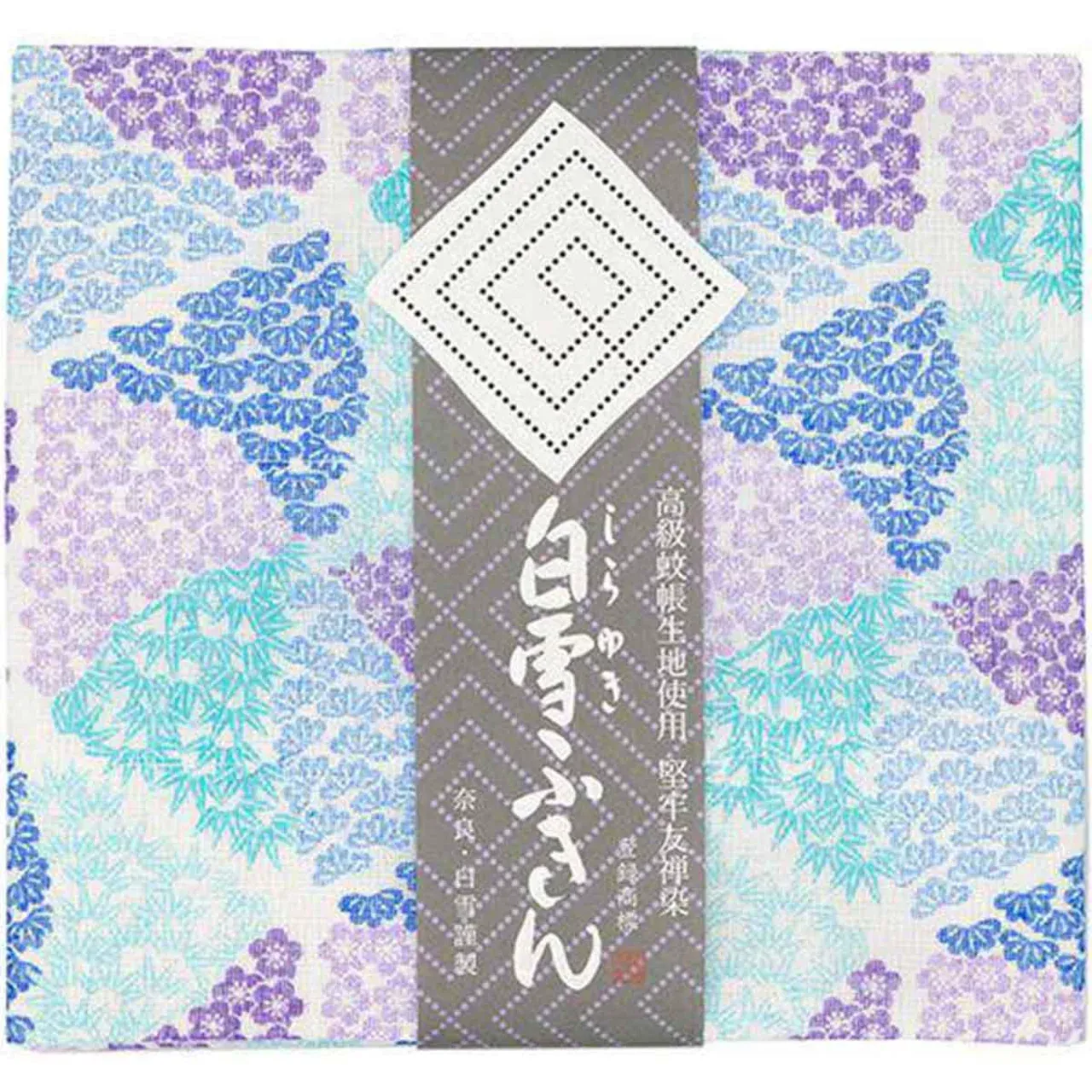 Shirayuki Yuzen Cloth Shochikubai Blue 1pc