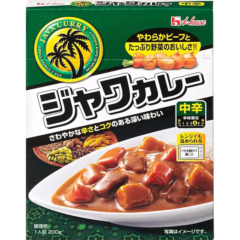 House Foods Java Curry Medium Hot 200g