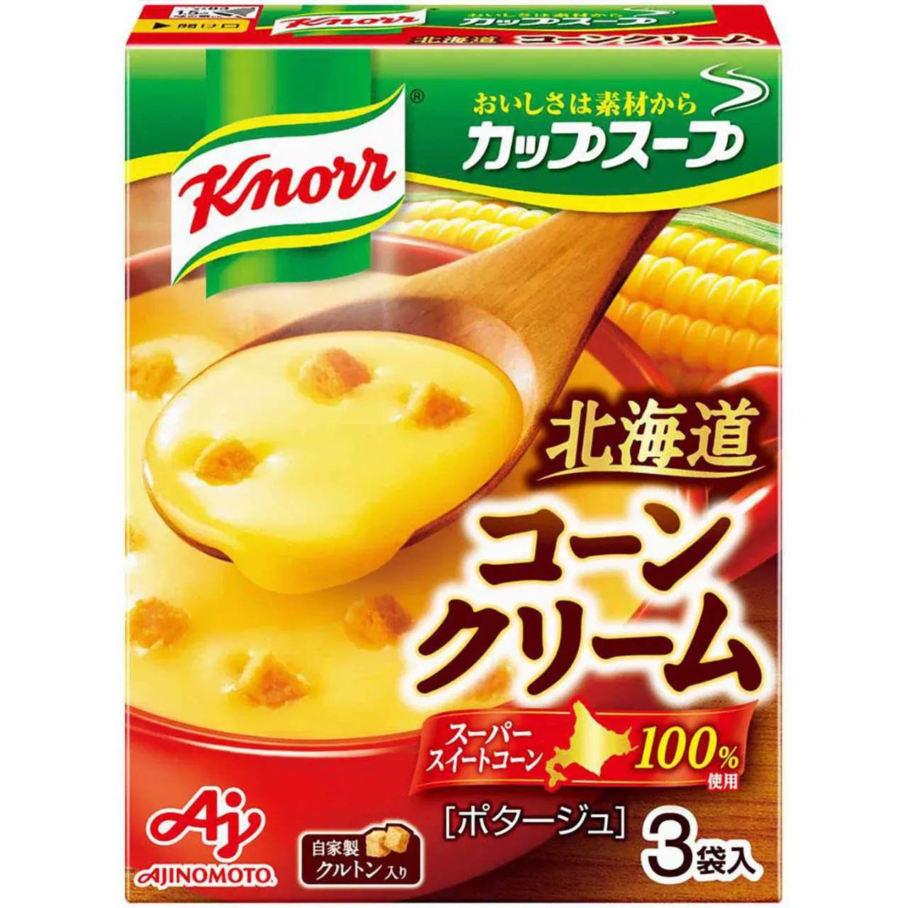 Ajinomoto Knorr Cup Soup Corn Cream 3 Servings