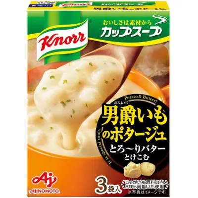 Ajinomoto Knorr Cup Soup Hokkaido Potato Potage 3 Servings