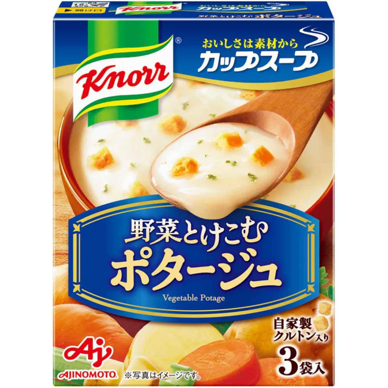 Ajinomoto Knorr Cup Soup Vegetable Cream Potage 3 Servings
