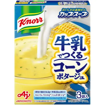 Ajinomoto Knorr Cup Soup Corn Potage with Milk 3 Servings