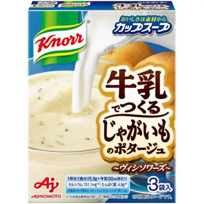 Ajinomoto Knorr Cup Soup Potato Potage with Milk 3 Servings