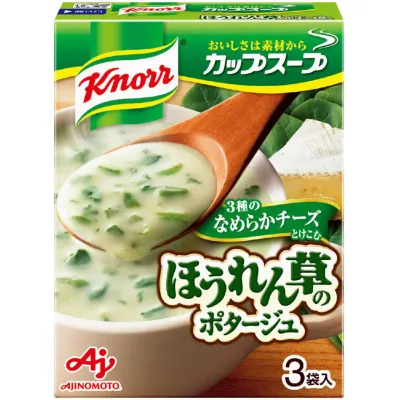 Ajinomoto Knorr Cup Soup Spinach &amp; Cheese Potage 3 Servings