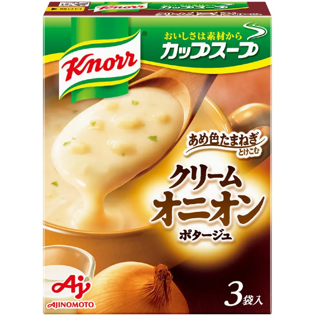Ajinomoto Knorr Cup Soup Cream Onion Potage 3 Servings