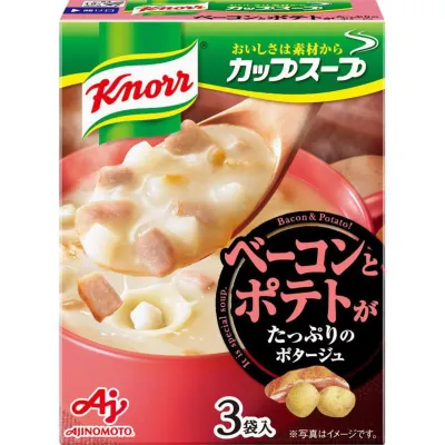 Ajinomoto Knorr Cup Soup Bacon &amp; Potato Potage 3 Servings