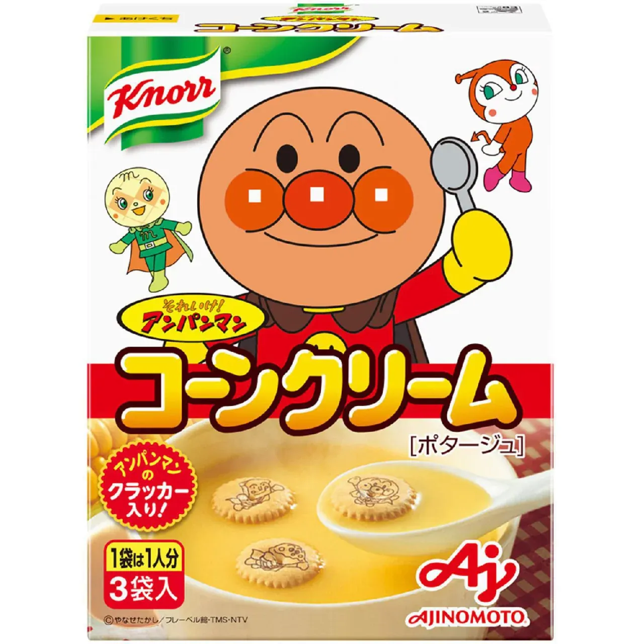 Ajinomoto Knorr Anpanman Corn Cream Soup 3 Servings