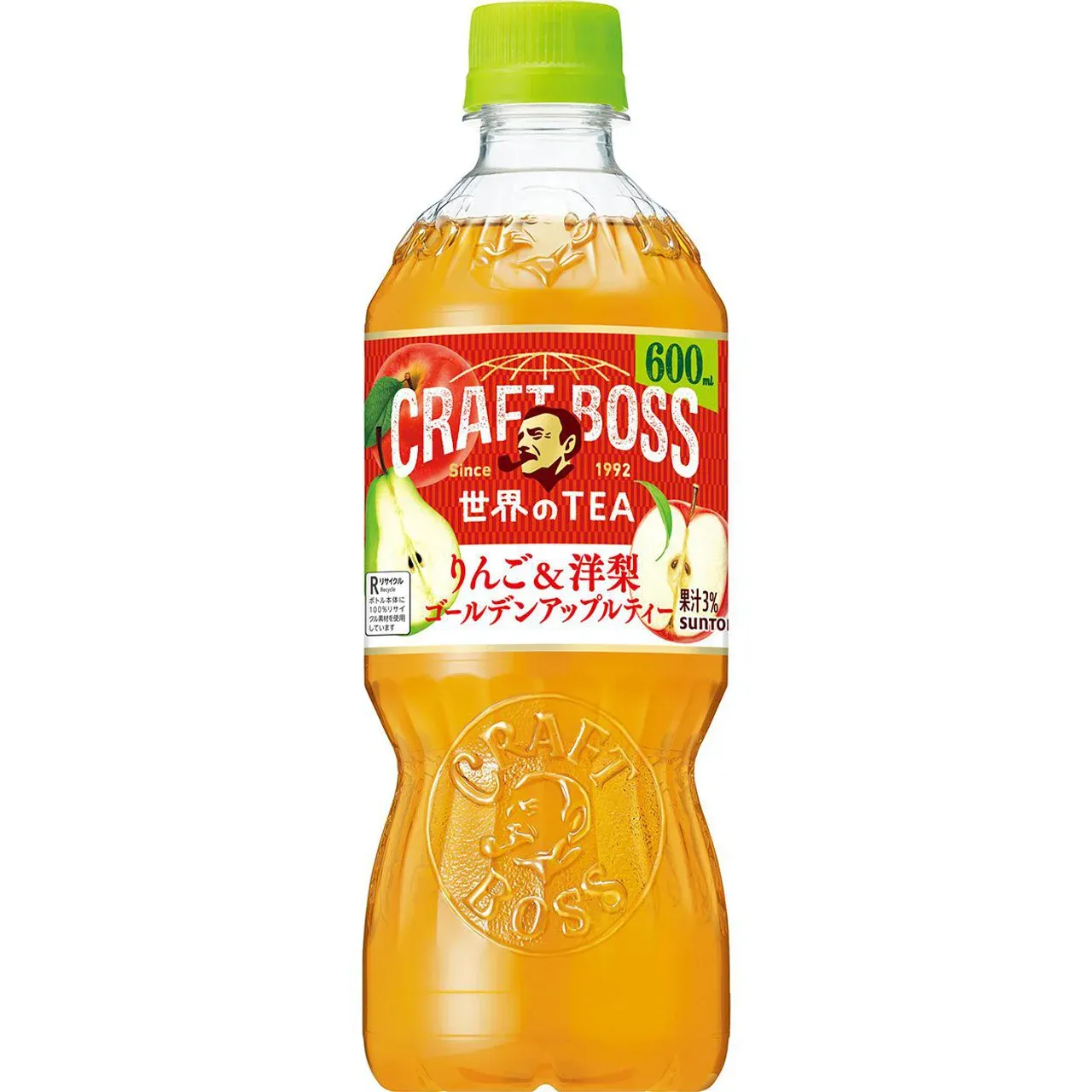 Suntory Craft Boss Golden Apple Tea Apple &amp; Pear 600ml