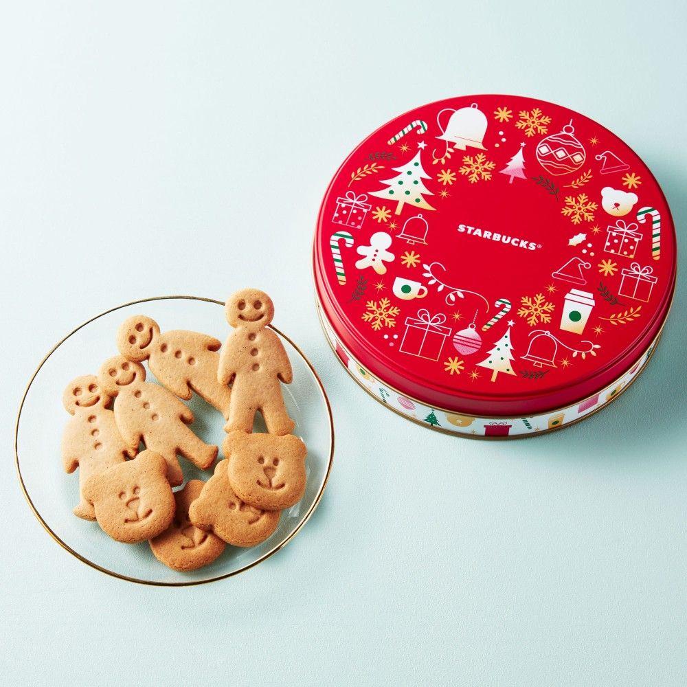 Starbucks Japan, Ginger Bread Cookie Can, 2025 Holiday