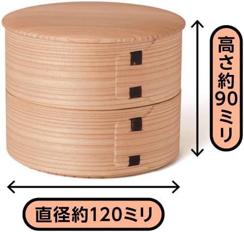 Oodate Kougeisha, Himeko, Wooden Magewappa Double-Tier Lunch Box, 720ml