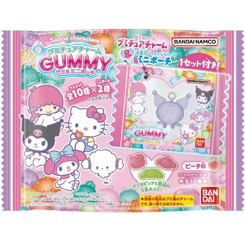 Bandai Sanrio Characters GumiChuaCharm GUMMY &amp; Mini Pouch 27g