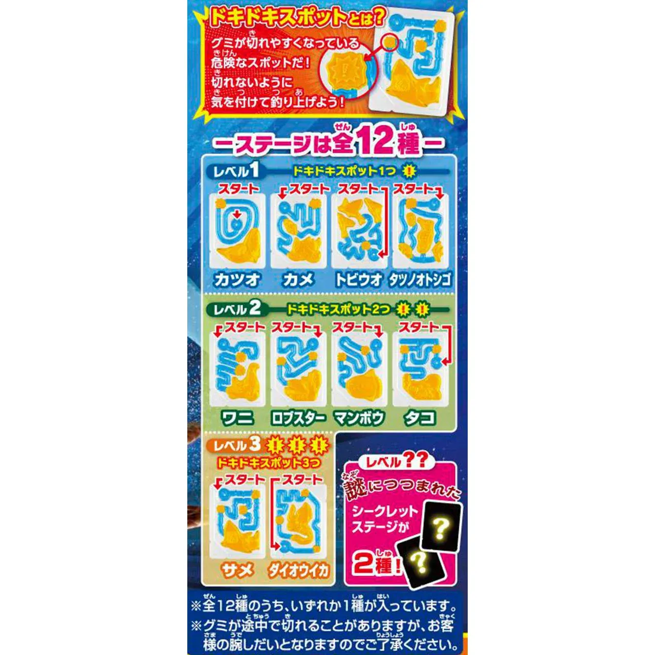 Bandai Uo-Gyotto Tsurigumi (Fishing Gummy) 14 g