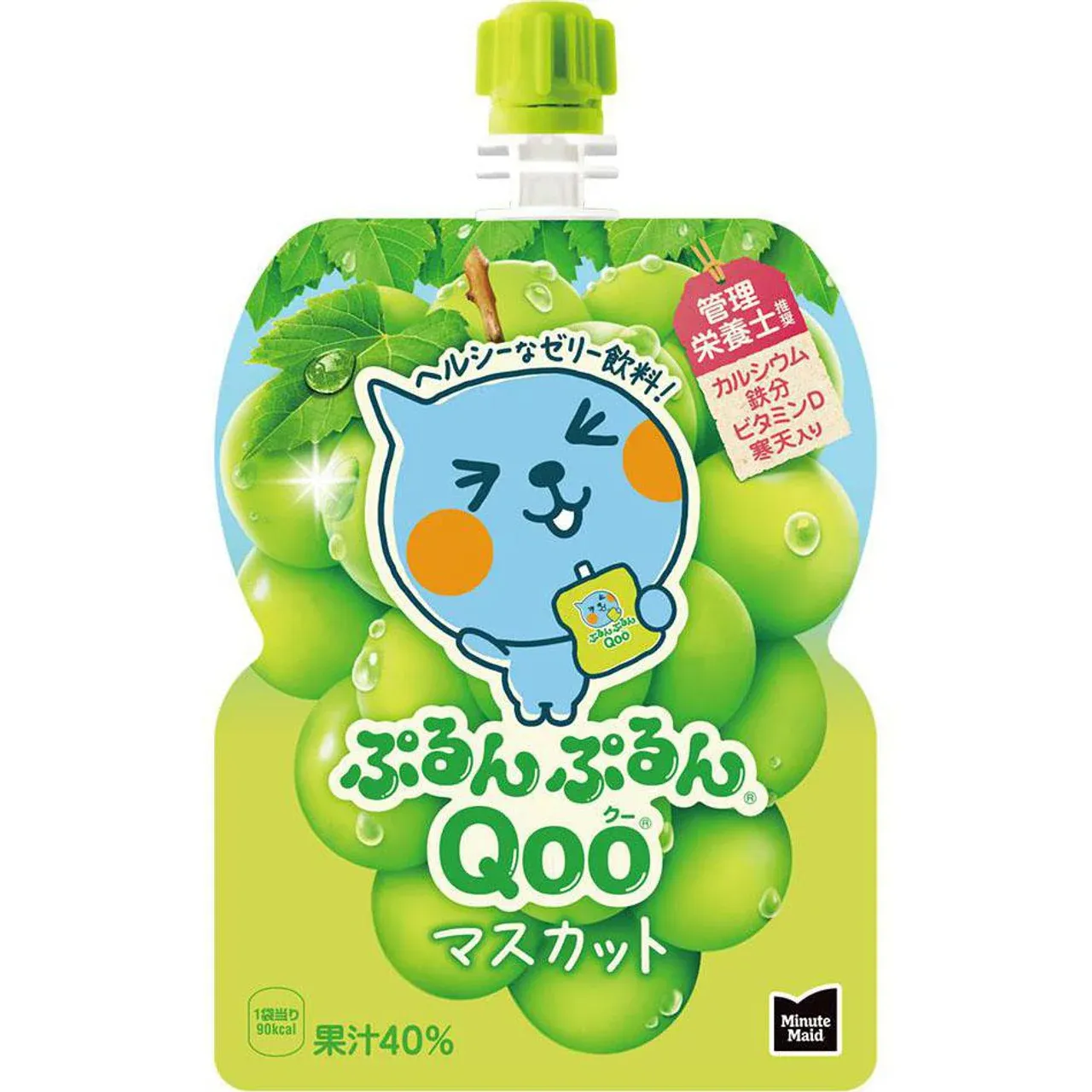 Coca-Cola Qoo Purun-Purun Muscat Jelly Drink 125 g Pouch