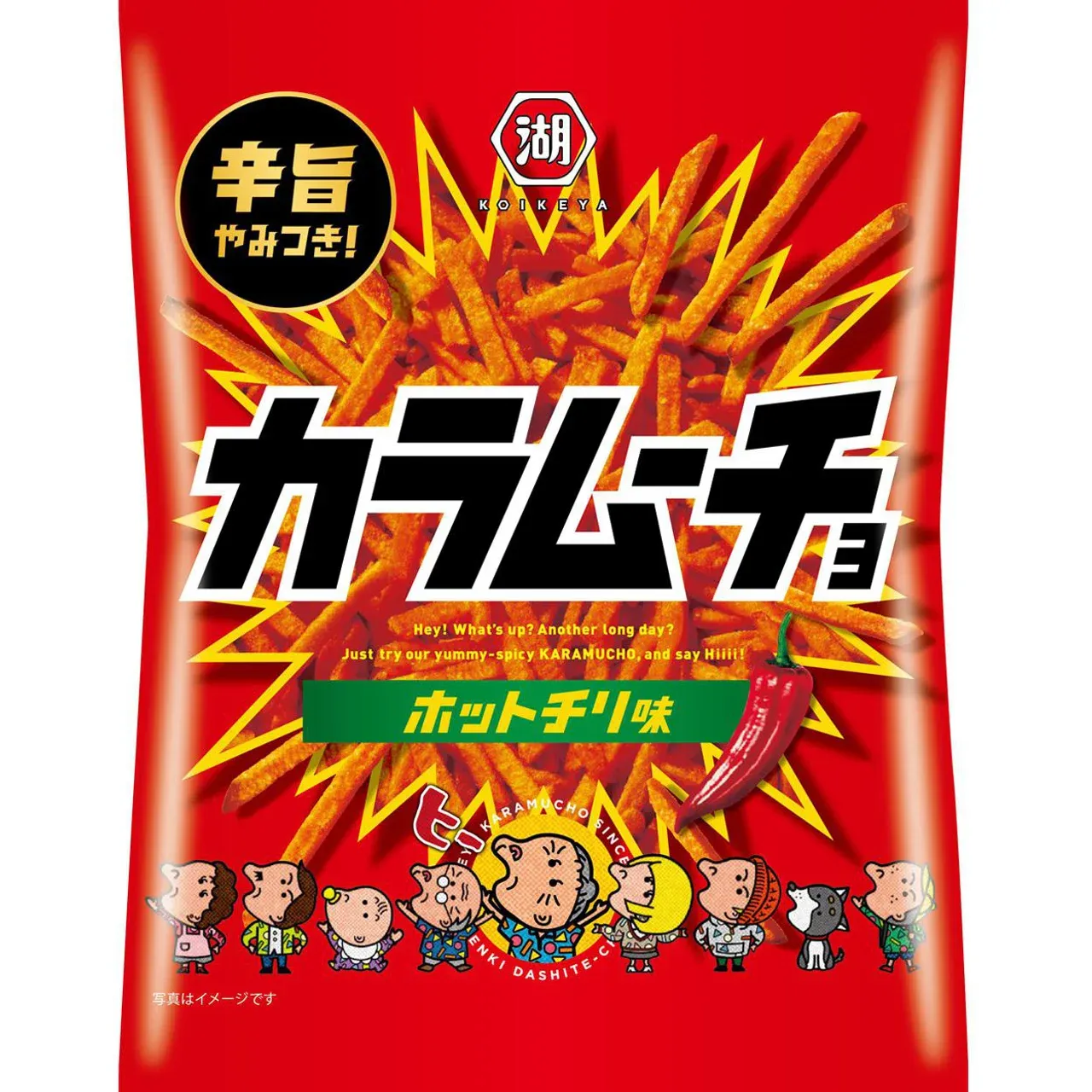 Koikeya Stick Karamucho Hot Chili Flavor 90 g