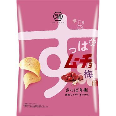 Koikeya Suppa Mucho Chips Sappori Ume 55g