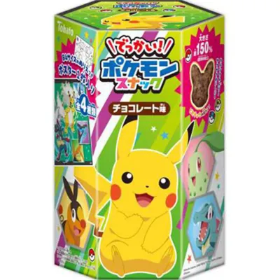 Tohato Dekkai! Pokémon Snack Chocolate Flavor 74g (37g×2)