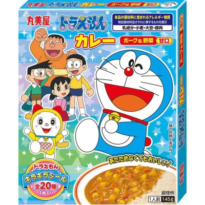 Marumiya Doraemon Curry Pork &amp; Vegetables Mild 145g