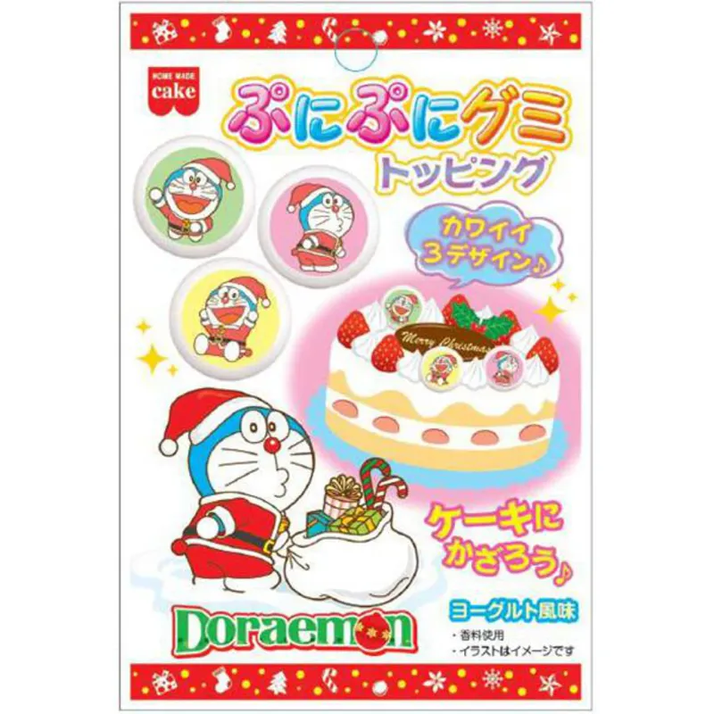 Kyoritsu Doraemon Puni-Puni Gummy Topping (3 pcs)