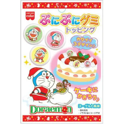 Kyoritsu Doraemon Puni-Puni Gummy Topping (3 pcs)