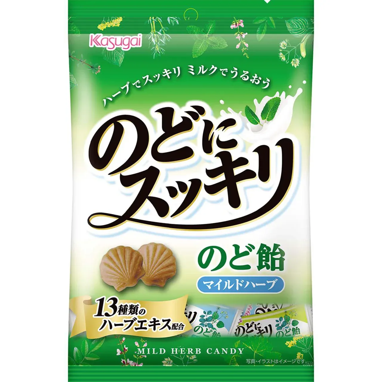 Kasugai Nodo ni Sukkiri Mild Herb 125g