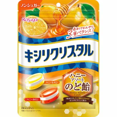 Kasugai Xylitol Crystal Honey Assort 63g