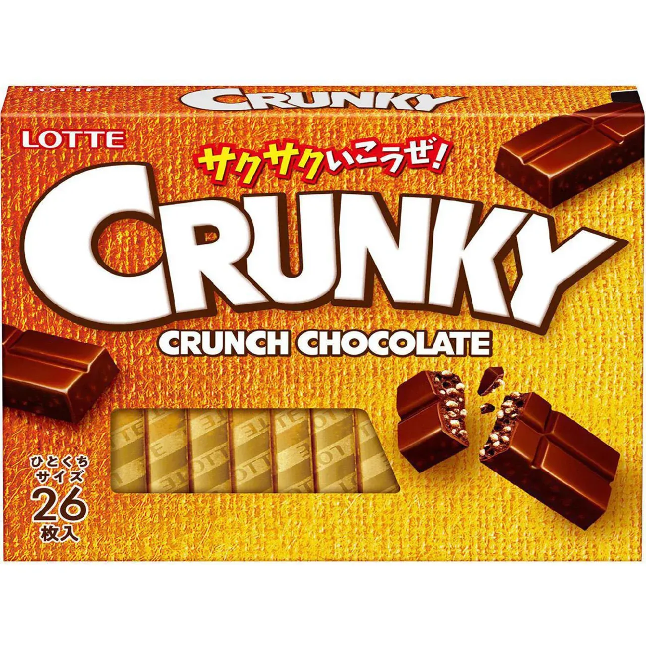 Lotte Crunky Excellent – 26 Pieces
