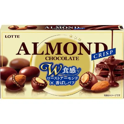 Lotte Almond Chocolate Crisp 80g