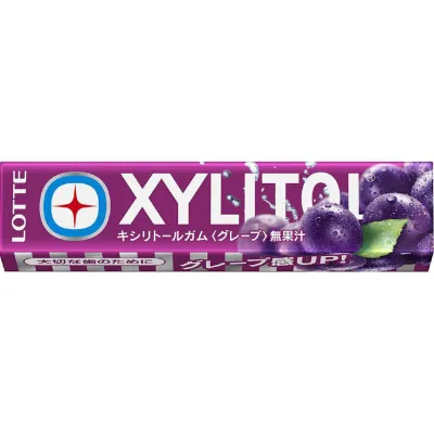Lotte Xylitol Gum Grape 14 Pieces