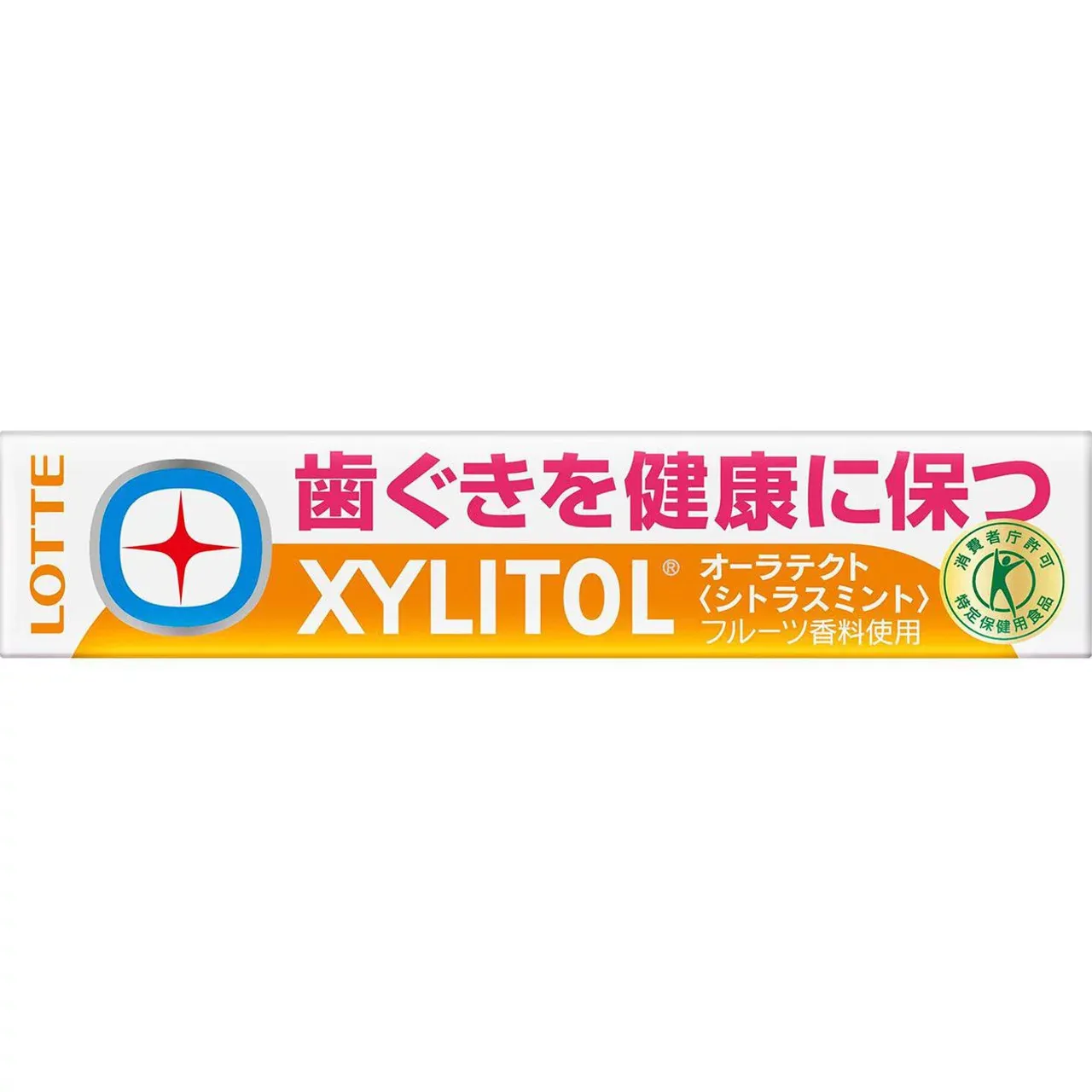 Lotte Xylitol Orattect Gum Citrus Mint 14 Pieces