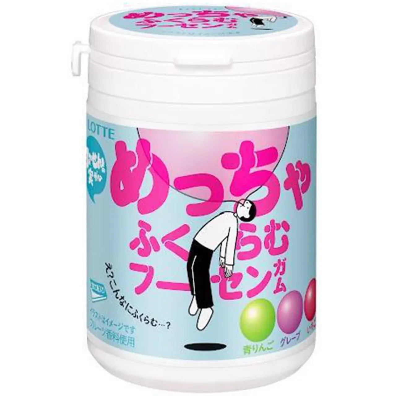 Lotte Extra-Bubble Gum Bottle Assort 119g