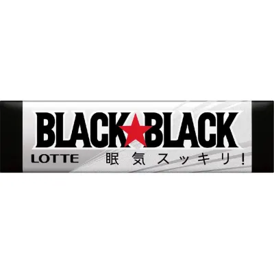 Lotte Black Black Gum 9 Pieces