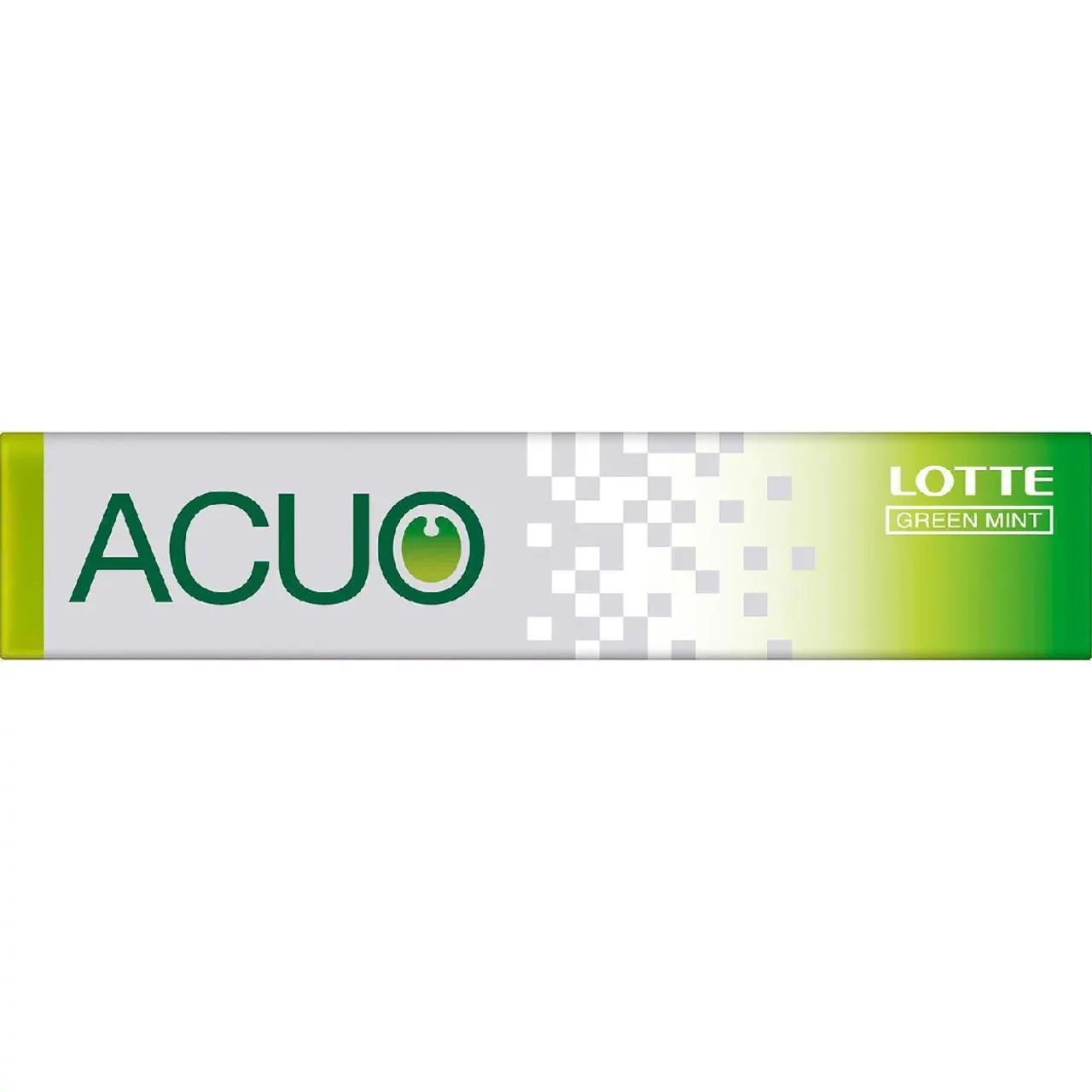 Lotte ACUO Green Mint Gum 14 Pieces