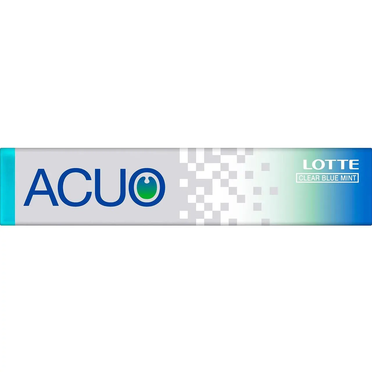 Lotte ACUO Clear Blue Mint Gum 14 Pieces
