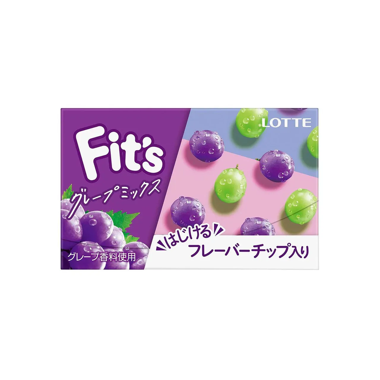 Lotte Fit’s Grape Mix Gum 12 Pieces
