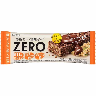 Lotte ZERO Granola Chocolate Bar (1 Piece)
