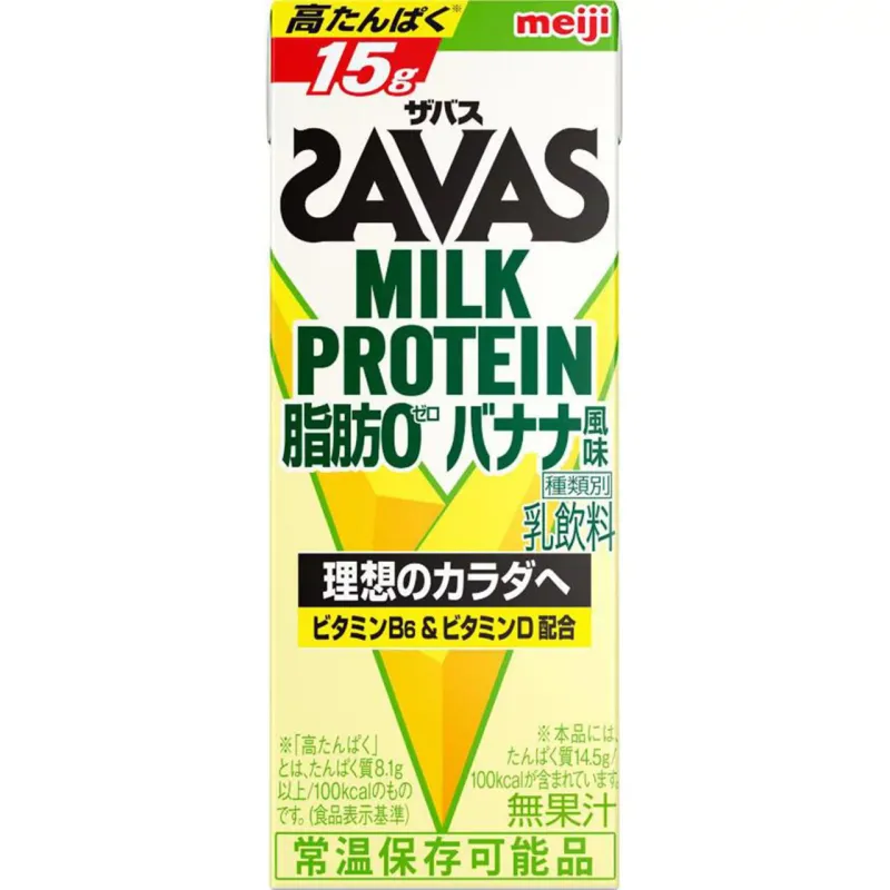 Meiji SAVAS Milk Protein Banana 200ml