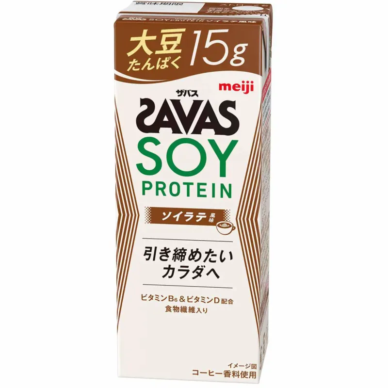 Meiji SAVAS Soy Protein Soy Latte 200ml