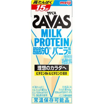 Meiji SAVAS Milk Protein Vanilla 200ml